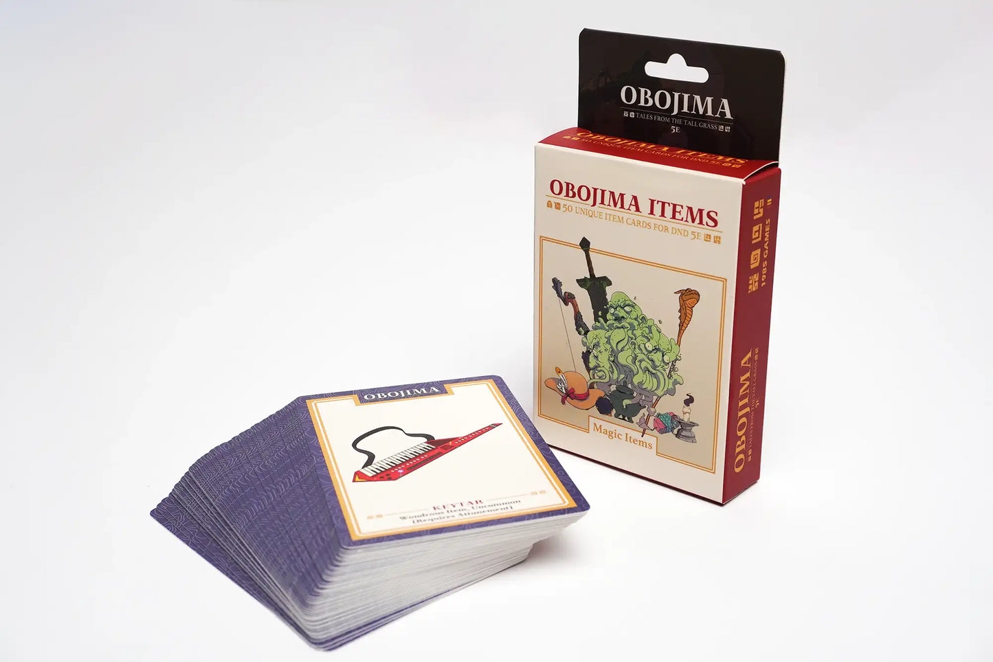 Magic Item Deck - 48 New Magic Items from Obojima: D&D 5e Reference Cards