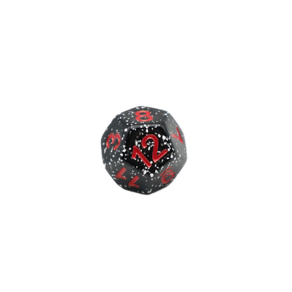 Obsidian Malphite - 7 Piece DnD Dice Set | Acrylic RPG Gaming Dice