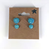 Ocean Stud Earrings Sterling Silver
