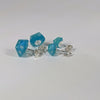 Ocean Stud Earrings Sterling Silver