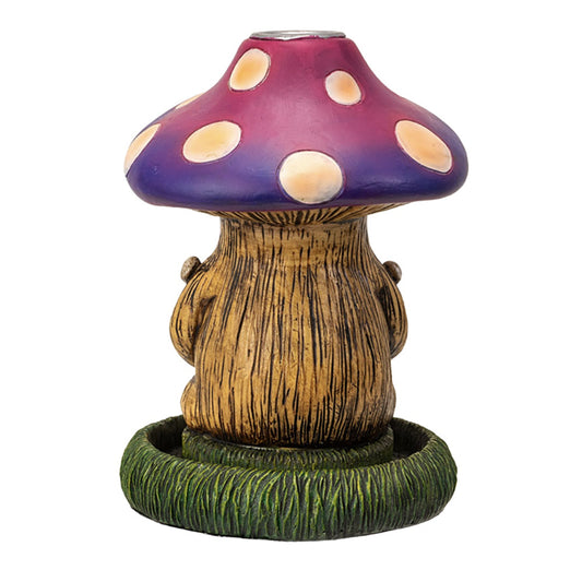 Mushroom Grandpa Backflow Incense Burner – Whimsical Ceramic Incense Holder