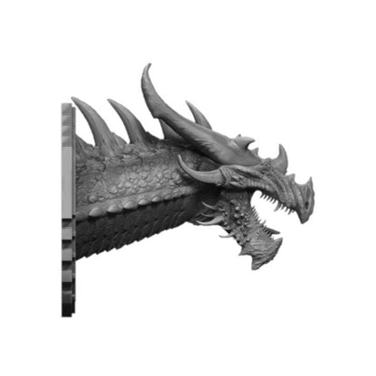 Orange Chromatic Dragon Wall-Mountable Bust