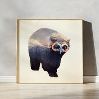 Owlbear Mountains D&D Art Print