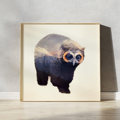 Owlbear Mountains D&D Art Print