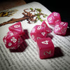 Rose Garden - 7 Piece DnD Dice Set | Acrylic RPG Gaming Dice