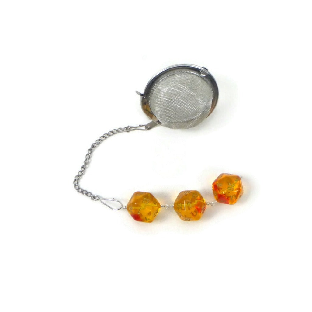 Gemini Red-Yellow D20 dice infuser