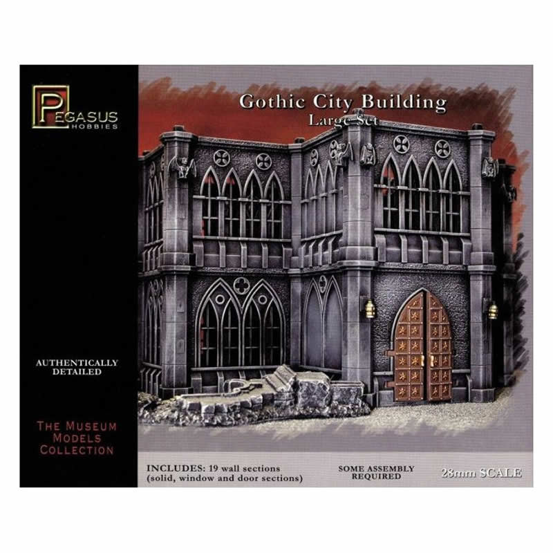 PEG4923 Gothic City Building Large Terrain Set Pegasus Hobbies