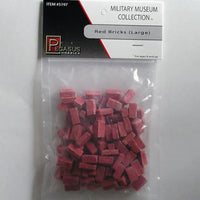 PEG5197 Red Bricks Large 28mm Miniature Terrain Pegasus Hobbies