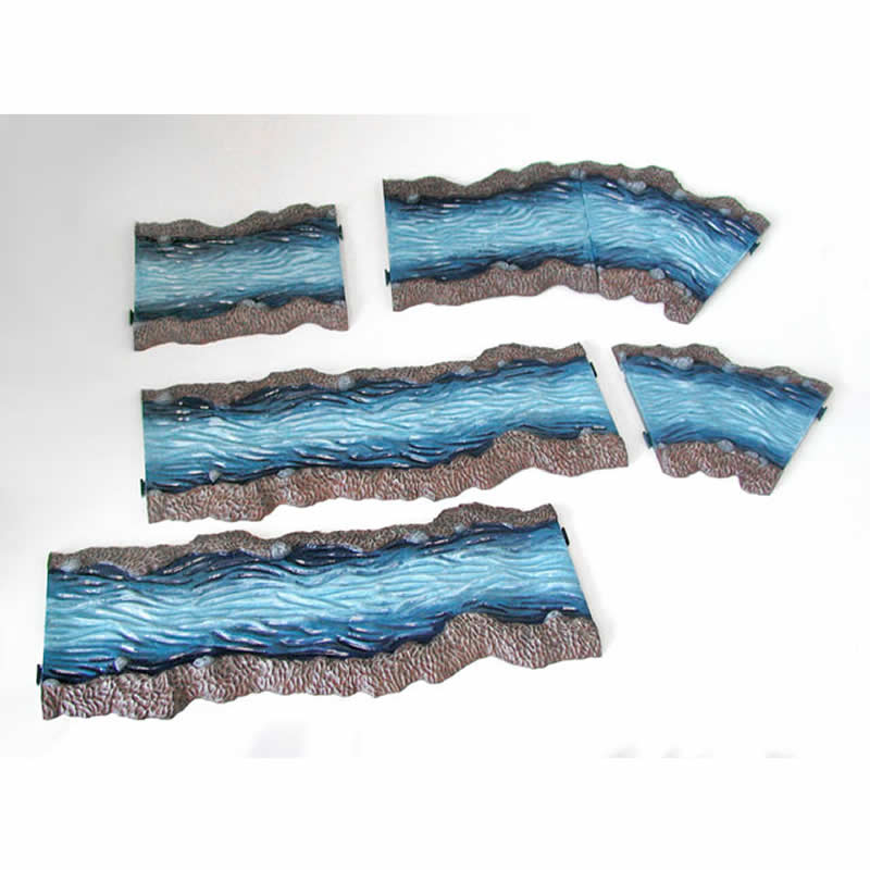 PEG5220 River Set Miniature Terrain Pegasus Hobbies