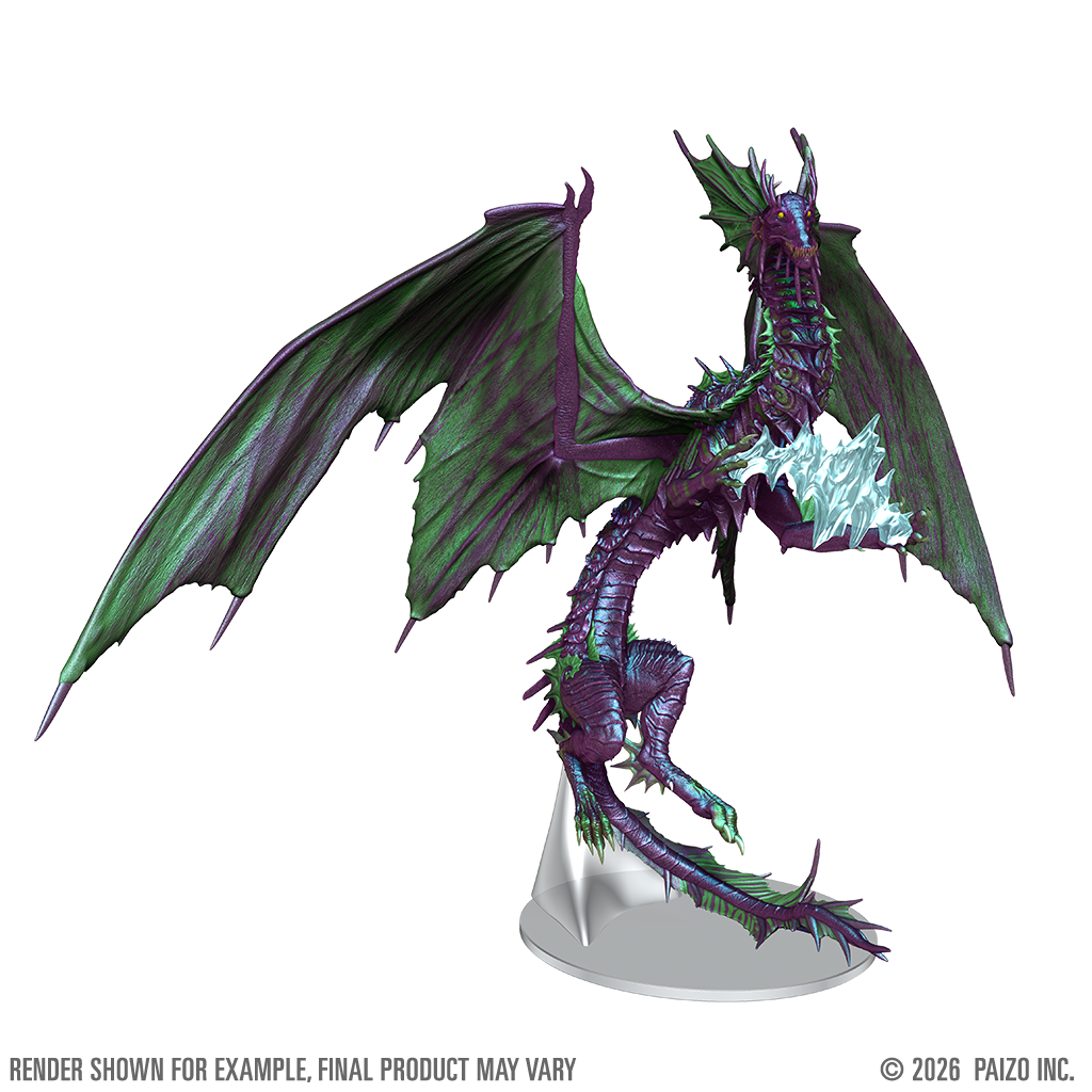 Pathfinder: Battles Deep Cuts - Adult Mirage Dragon Boxed Miniature (Pre-Painted)