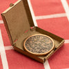 Supreme Pizza Coin in Copper with Tiny Pizza Box