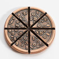 Pizzas of Eight Breakable Supreme Pizza Coin with two Tiny Pizza Boxes