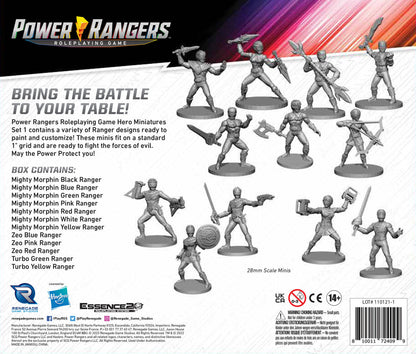 Power Rangers RPG: Hero Miniatures - Set 1