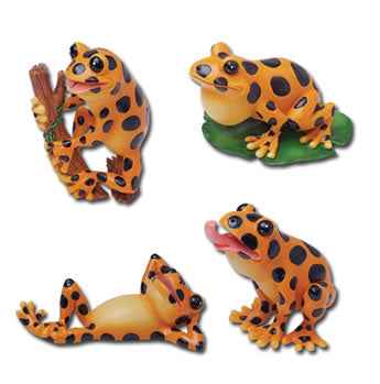 PTG7641 Frogs Set of 4 Figurines Pacific Trading