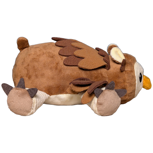 Paw-lymorph Dog Toy: Oatmeal the Owlbear