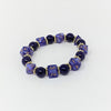 Solid Purple Indigo Dice Bracelet