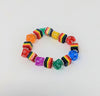 PRIDE Rainbow beads with Rainbow Dice Bracelet