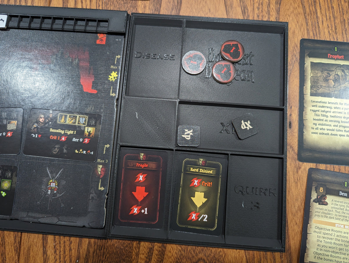 Player Dashboard for Darkest Dungeon