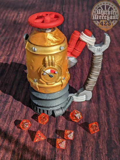 Gadgeteer Steampunk 3D Printed Dice Vault