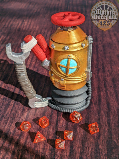 Gadgeteer Steampunk 3D Printed Dice Vault
