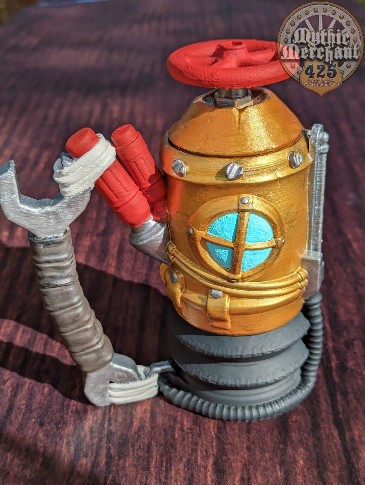 Gadgeteer Steampunk 3D Printed Dice Vault