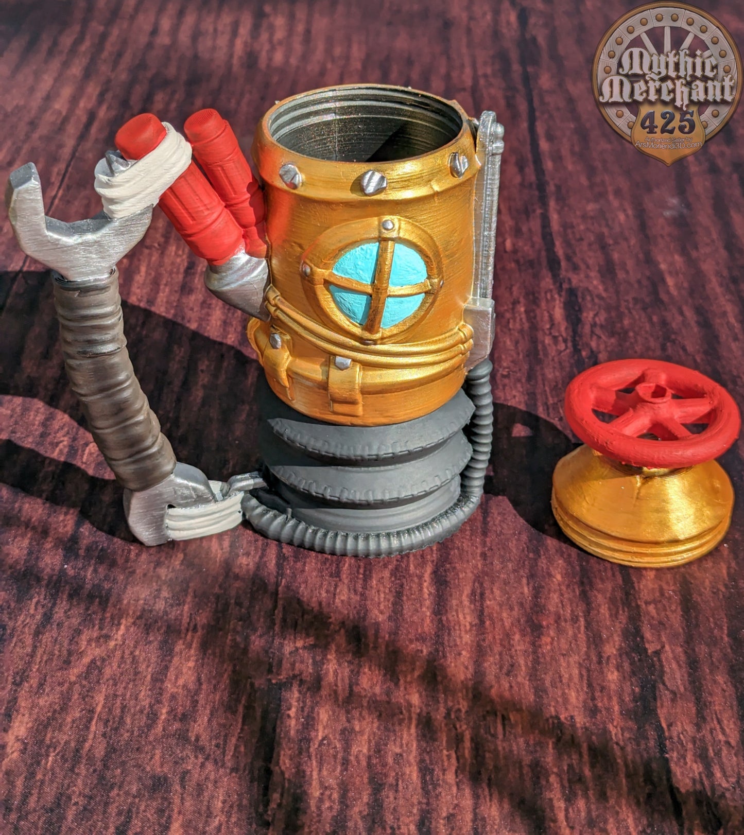 Gadgeteer Steampunk 3D Printed Dice Vault