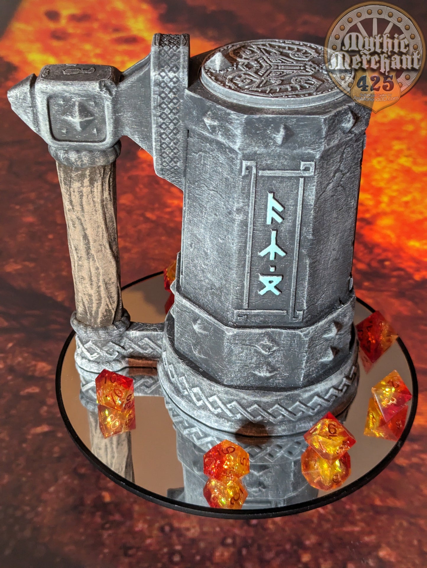 Dwarven 3D Printed Mythic Mug Drink Koozie