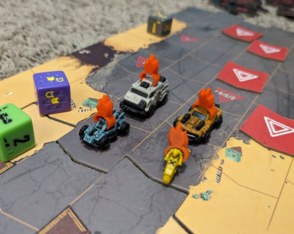 Fire Tokens for Thunder Road - Vendetta