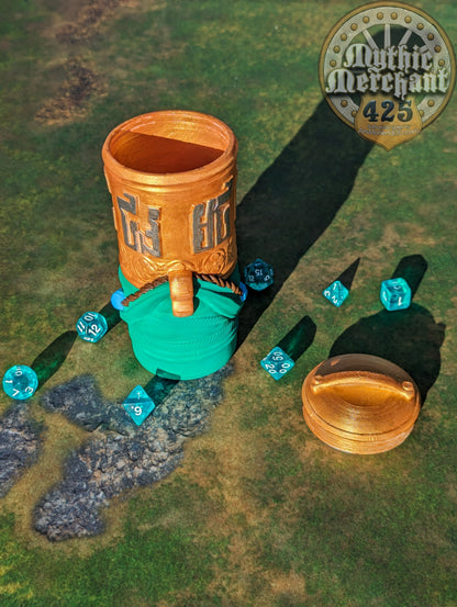 Monk Mythic Mug Dice Vault & Can Holder