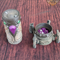 Artificer Steampunk 3D Printed Can Holder - D&D Koozie - Stein Mug | RPG Dice Jail | D20 Dice Vault | Mythic Mugs by Ars Moriendi 3D