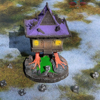 Baba Yaga's Hut 3D Printed Dice Jail- Fate's End Fey Moon Collection | Dice Vault | Dice Box | DnD Player Gift | Unlock Baba Yaga's Power!!!