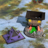 Baba Yaga's Hut 3D Printed Dice Jail- Fate's End Fey Moon Collection | Dice Vault | Dice Box | DnD Player Gift | Unlock Baba Yaga's Power!!!