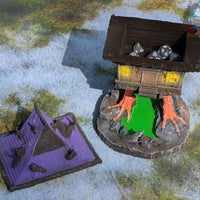 Baba Yaga's Hut 3D Printed Dice Jail- Fate's End Fey Moon Collection | Dice Vault | Dice Box | DnD Player Gift | Unlock Baba Yaga's Power!!!