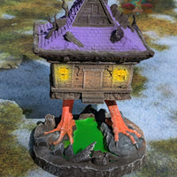 Baba Yaga's Hut 3D Printed Dice Jail- Fate's End Fey Moon Collection | Dice Vault | Dice Box | DnD Player Gift | Unlock Baba Yaga's Power!!!