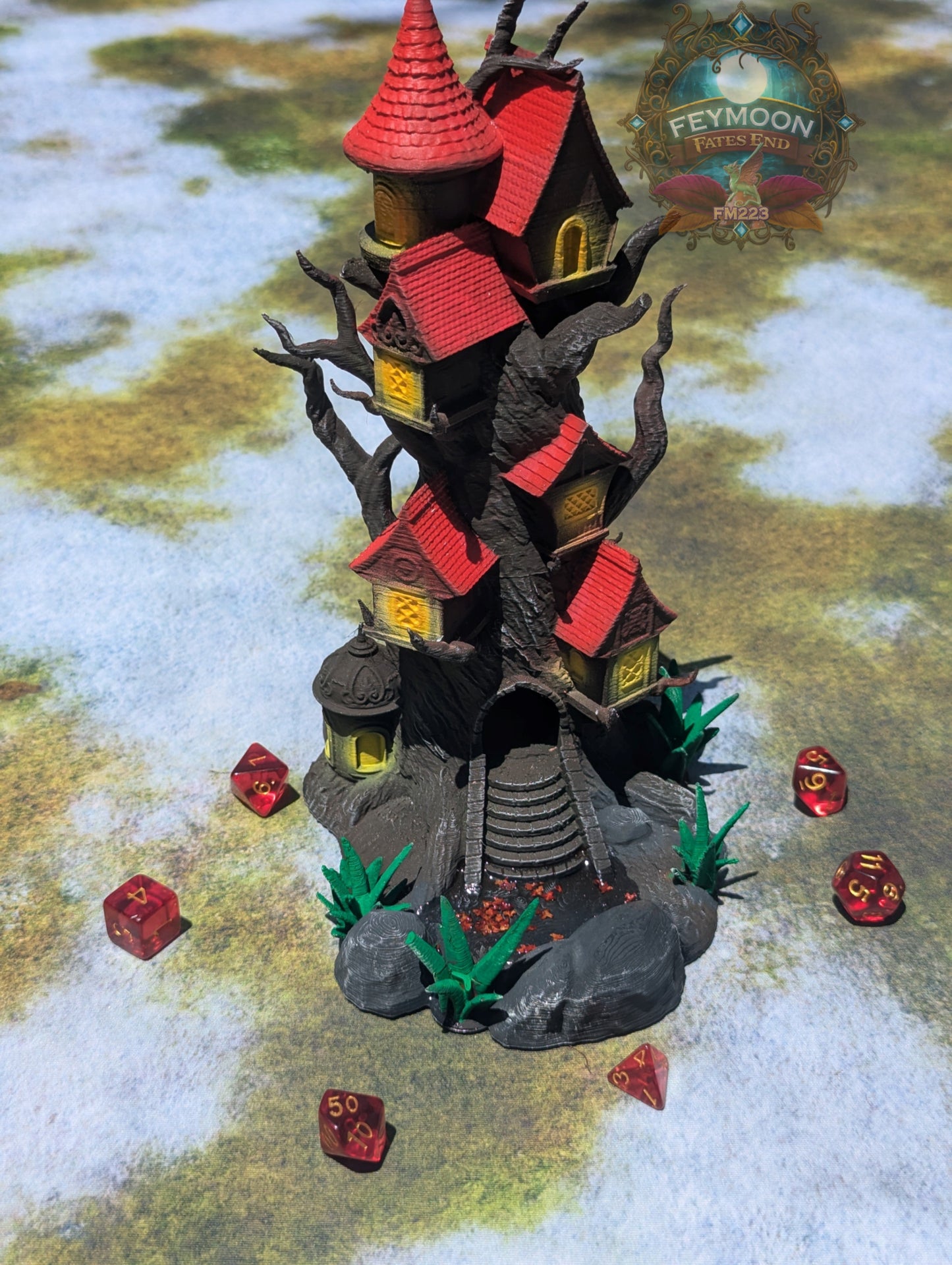 Fey Villa Fairy Dice Tower - Fate's End Fey Moon Collection - Enter the Enchanted Realm!!!