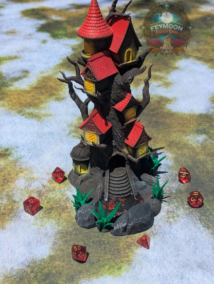 Fey Villa Fairy Dice Tower - Fate's End Fey Moon Collection - Enter the Enchanted Realm!!!