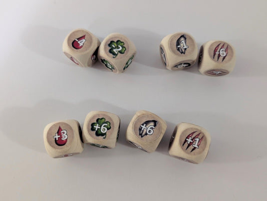Euthia Torment of Resurrection Dice Stat Trackers