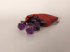 Small Dice Bag - Soft Lined Drawstring Pouch 4.5" x 3.5"