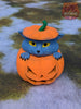 Cute Wolf Cub in Smiling Pumpkin 3D Printed Dice Jail | Dice Vault | Storage Box | Cosplay- Unleash the adorable charm of the Cute Wolf Cub!