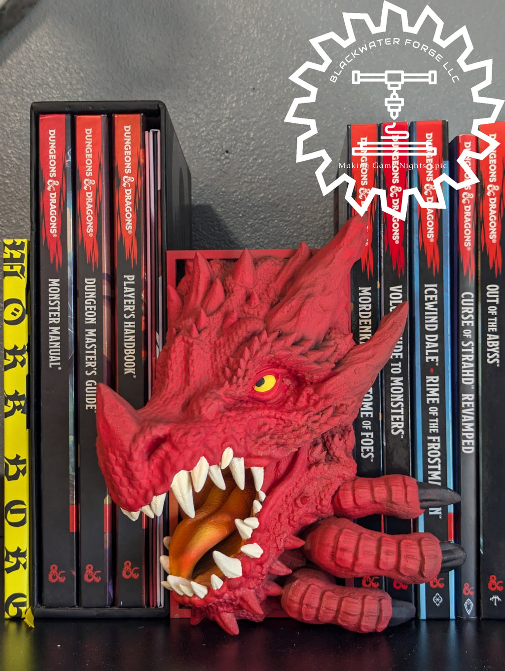 Dragon 3D Printed Book Nook- Miniatures of Madness- Transform your bookshelf into a Gateway to a Mythical Realm!