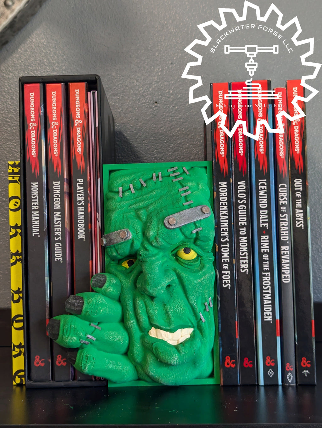 Dr. Frankenstein's Monster 3D Printed Book Nook- Miniatures of Madness- Step into the chilling laboratory of the legendary Dr. Frankenstein!