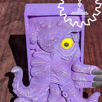 Mind Flayer Monster or Cthulhu Cultist 3D Printed Book Nook- Miniatures of Madness- A Portal to Madness!