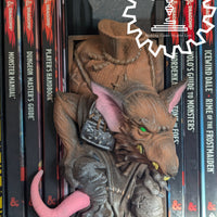 Rat Skaven Monster 3D Printed Book Nook- Miniatures of Madness- A Scurrying Nightmare on your Bookshelf!