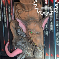 Rat Skaven Monster 3D Printed Book Nook- Miniatures of Madness- A Scurrying Nightmare on your Bookshelf!