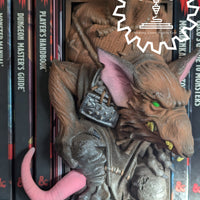 Rat Skaven Monster 3D Printed Book Nook- Miniatures of Madness- A Scurrying Nightmare on your Bookshelf!