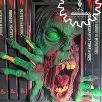 Zombie Undead Monster 3D Printed Book Nook- Miniatures of Madness- Beware the Undead!