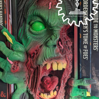 Zombie Undead Monster 3D Printed Book Nook- Miniatures of Madness- Beware the Undead!