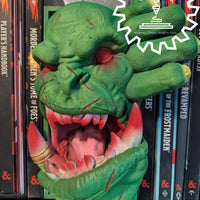 Orc Barbarian Monster 3D Printed Book Nook- Miniatures of Madness- Unleash the Apocalypse on your Bookshelf!