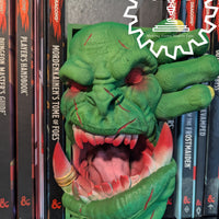 Orc Barbarian Monster 3D Printed Book Nook- Miniatures of Madness- Unleash the Apocalypse on your Bookshelf!