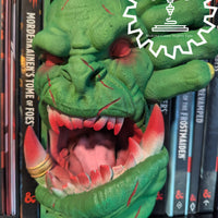 Orc Barbarian Monster 3D Printed Book Nook- Miniatures of Madness- Unleash the Apocalypse on your Bookshelf!